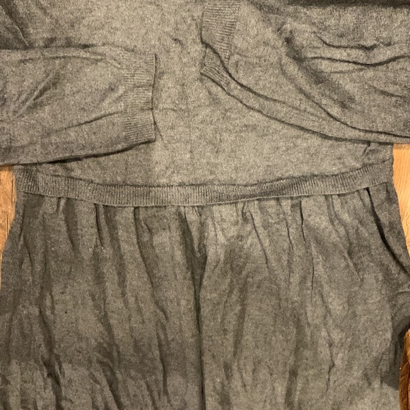 Grey knit midi dress, with some cashmere sz M - Picture 5 of 5